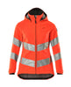 Mascot Safe Supreme Ladies Fit Softshell Jacket #colour_hi-vis-red