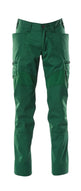 Mascot Accelerate Thigh Pocket Trousers with Stretch Zones - Green #colour_green