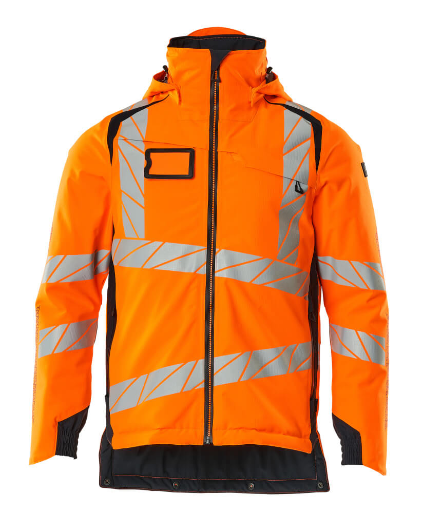 Mascot Accelerate Safe Lightweight Winter Jacket with CLIMascot - Hi-Vis Orange/Dark Navy #colour_hi-vis-orange-dark-navyMascot Accelerate Safe Lightweight Winter Jacket with CLIMascot - Hi-Vis Orange/Dark Navy #colour_hi-vis-orange-dark-navy