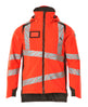 Mascot Accelerate Safe Lightweight Winter Jacket with CLIMascot - Hi-Vis Red/Dark Anthracite #colour_hi-vis-red-dark-anthracite