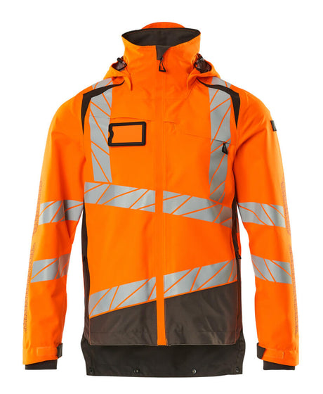 Mascot Accelerate Safe Lightweight Lined Outer Shell Jacket #colour_hi-vis-orange-dark-anthracite