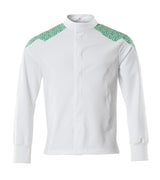 Mascot Food & Care Ultimate Stretch Jacket #colour_white-grass-green