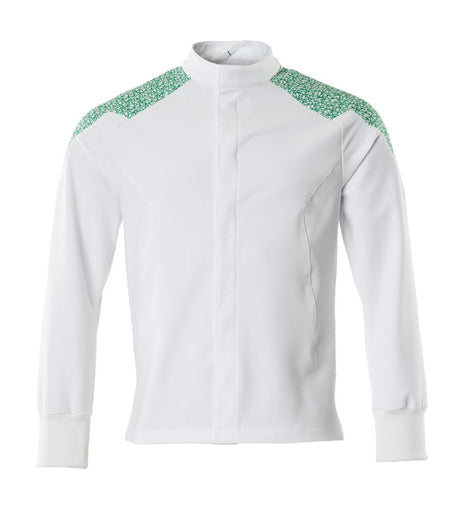 Mascot Food & Care Ultimate Stretch Jacket #colour_white-grass-green