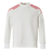 Mascot Food & Care Sweatshirt #colour_white-traffic-red