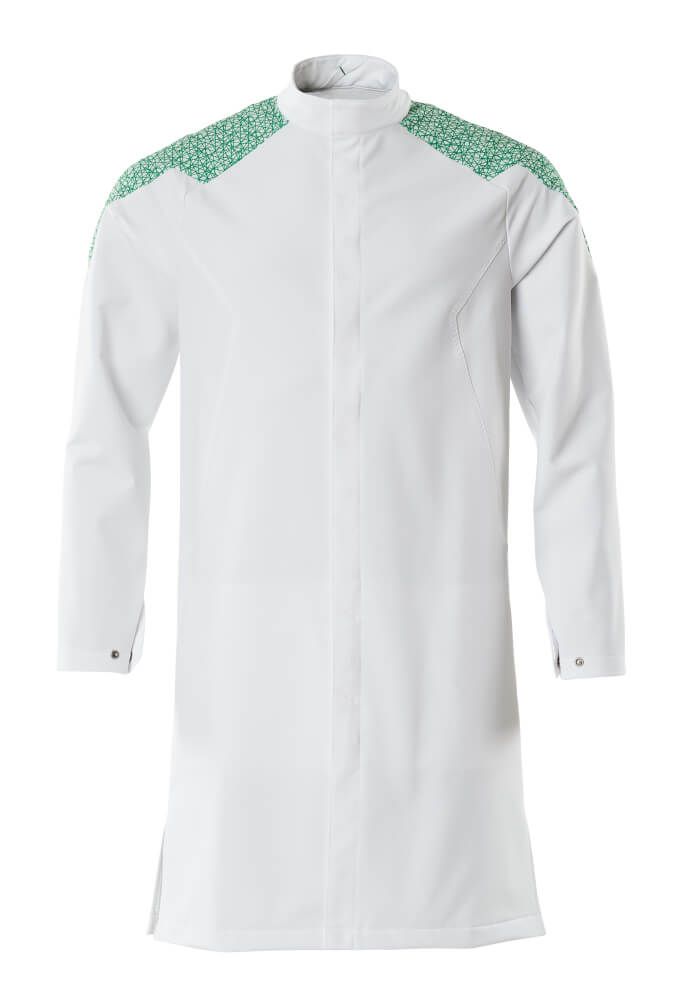 Mascot Food & Care Ultimate Stretch Jacket #colour_white-grass-green