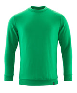 Mascot Crossover Modern Fit Sweatshirt with ProWash Technology #colour_grass-green