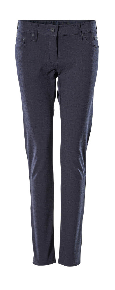 Mascot Frontline Ladies Pearl Fit Stretch Light Trousers #colour_dark-navy