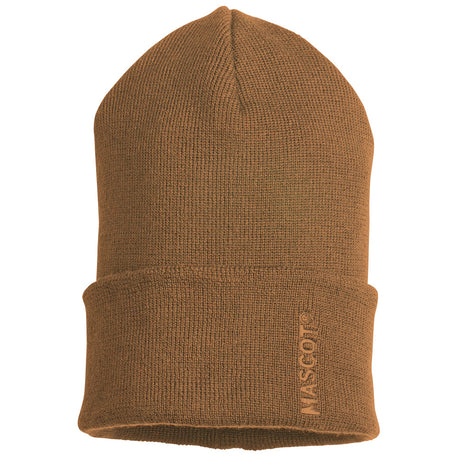 Mascot Complete Knitted Hat #colour_nut-brown