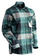 Mascot Customized Checked Flannel Shirt #colour_forest-green-checked