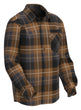 Mascot Customized Checked Flannel Shirt #colour_nut-brown-checked