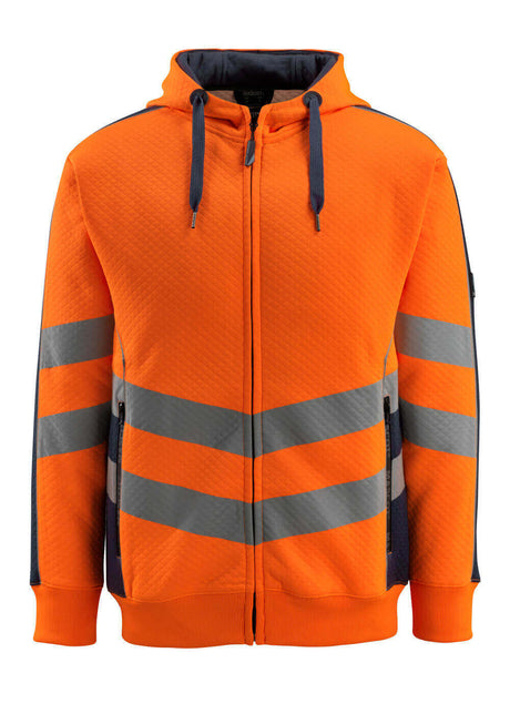 Mascot Safe Supreme Corby Hoodie #colour_hi-vis-orange-dark-navy