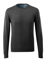 Mascot Frontline Merino Wool Knitted Round Neck Jumper #colour_black