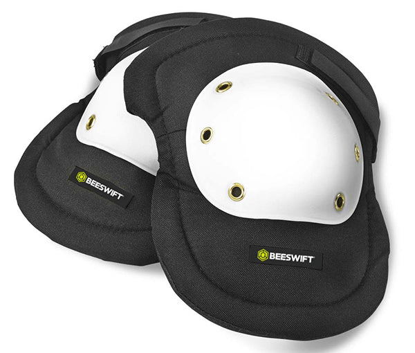 Beeswift Riveted Cap Knee Pads White / Black