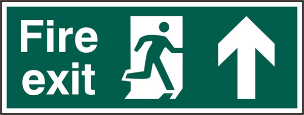 Bsafe Fire Exit Sign Green