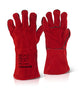 Beeswift Red Welders Gauntlet 14" Red