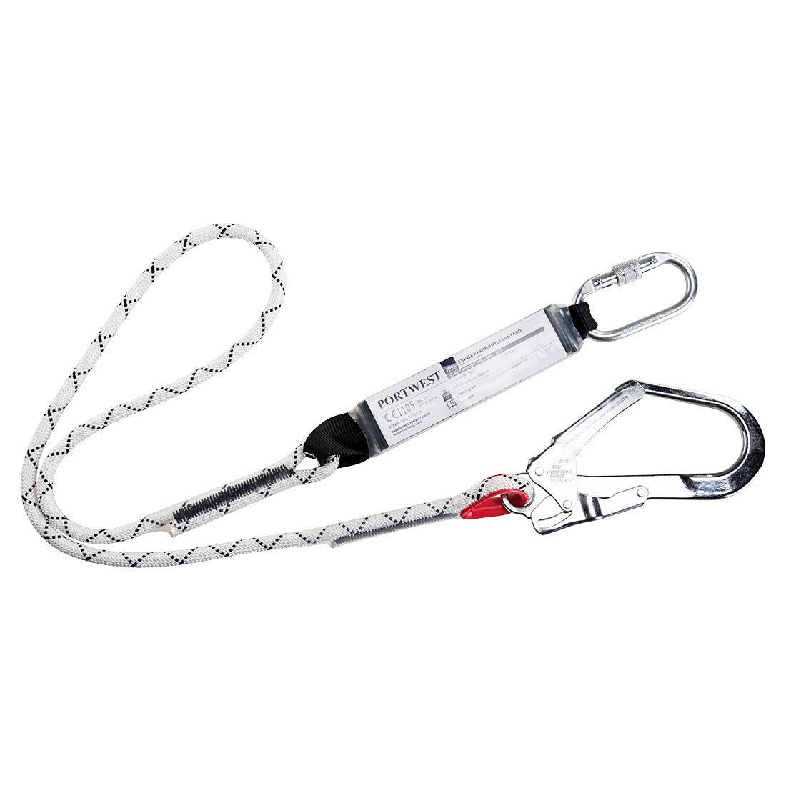 Portwest Single Kernmantle Lanyard With Shock Absorber