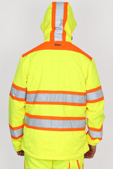 Bisley Taped Double Hi-Vis Softshell Jacket