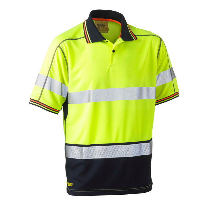 Bisley Hi-Vis Polyester Mesh Polo Shirt