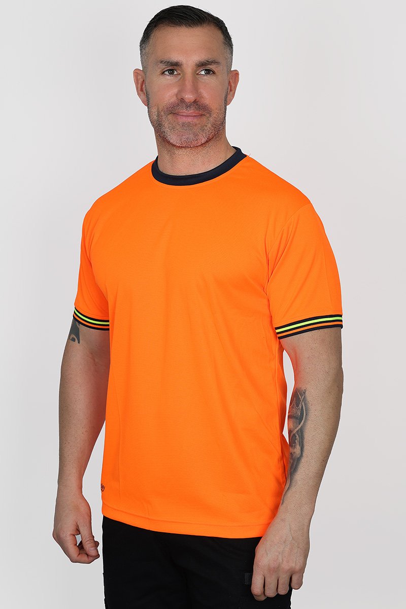 Bisley Taped Hi-Vis Polyester Mesh T-Shirt