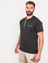 Bisley Flex & Move Cotton Henley T-Shirt