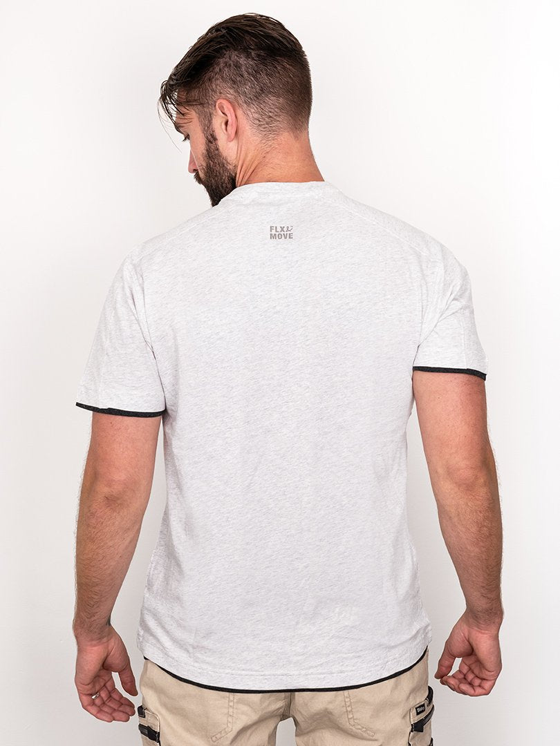 Bisley Flex & Move Cotton Henley T-Shirt