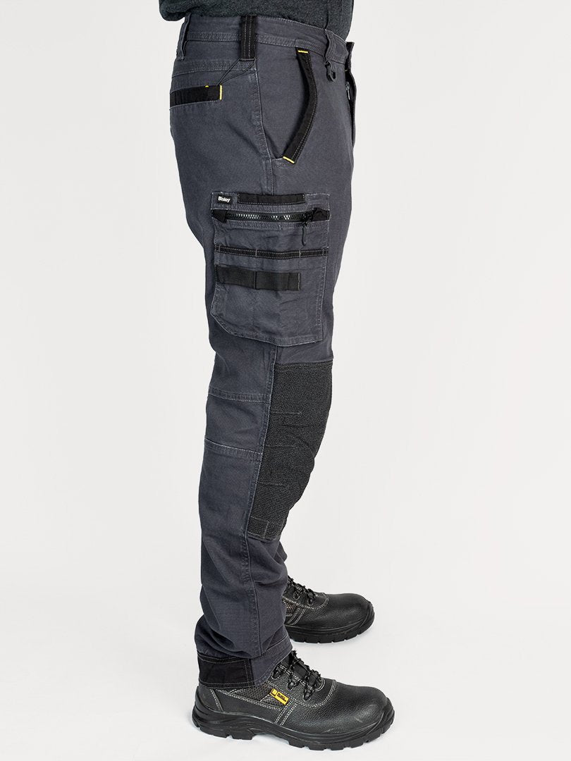 Bisley Flex & Move Stretch Utility Cargo Trousers With Kevlar® Knee Pad Pockets