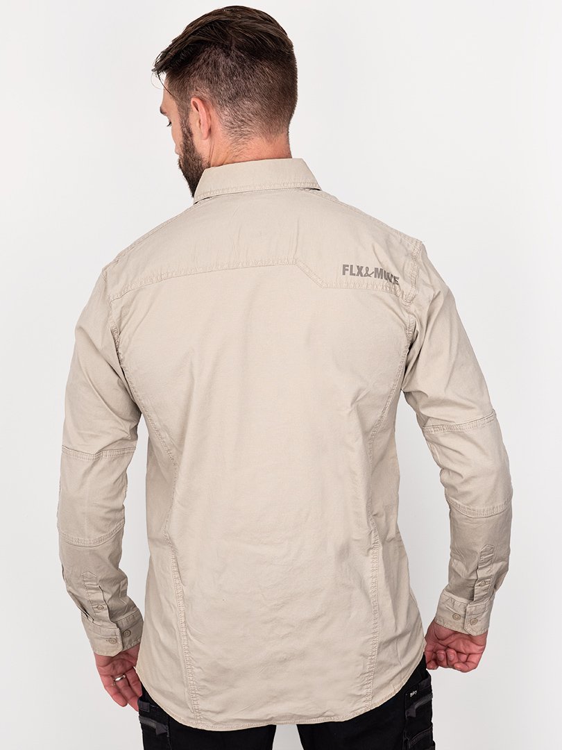 Bisley Flex & Move Long Sleeve Utility Work Shirt