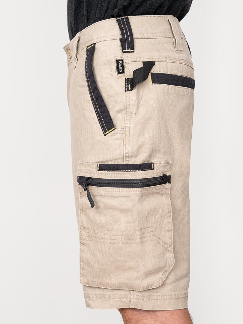 Bisley Flex & Move Stretch Utility Zip Cargo Short