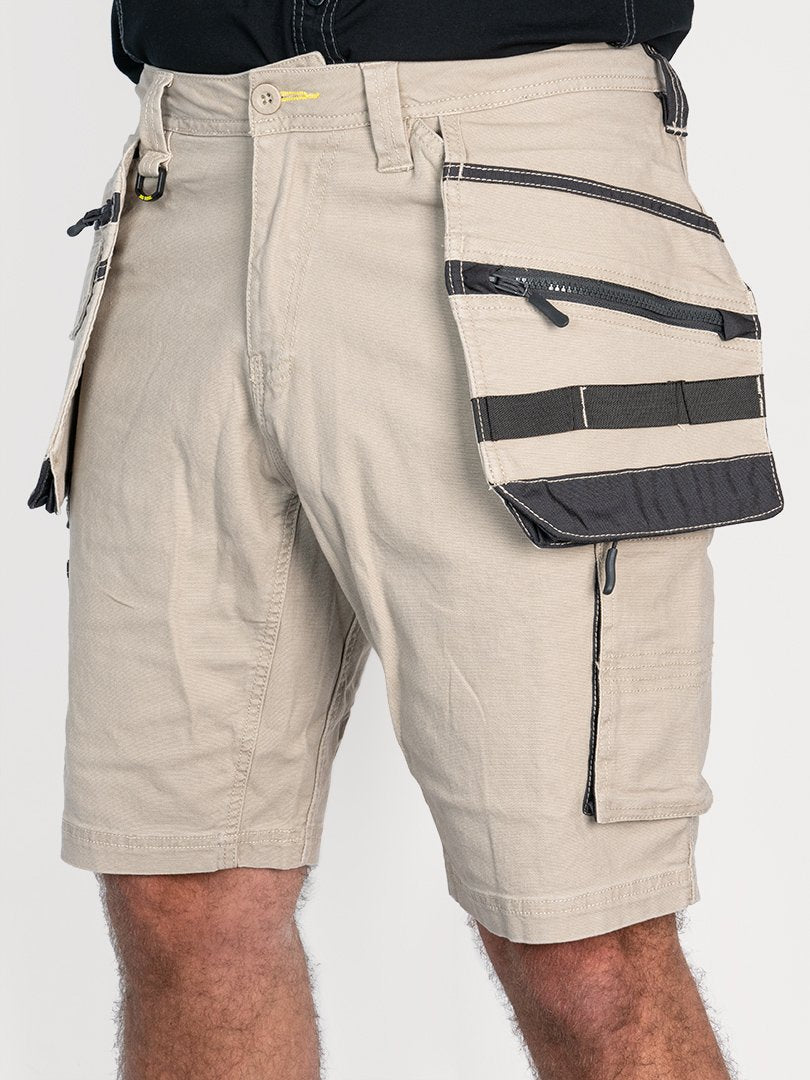 Bisley Shorts Flex & Move Stretch Canvas Cargo Holster Tool Pockets