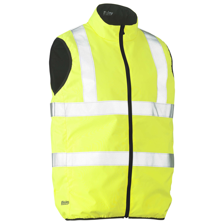 Bisley Taped Hi-Vis Reversible Puffer Vest