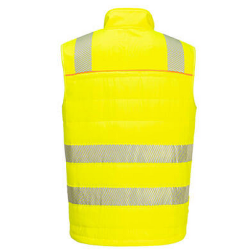 Portwest DX4 Hi-Vis Softshell Gilet #colour_yellow-black