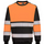 Portwest PW3 Hi-Vis Class 1 Sweatshirt #colour_orange-black