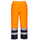 Portwest Hi-Vis Lined Rain Pants #colour_orange-navy-blue