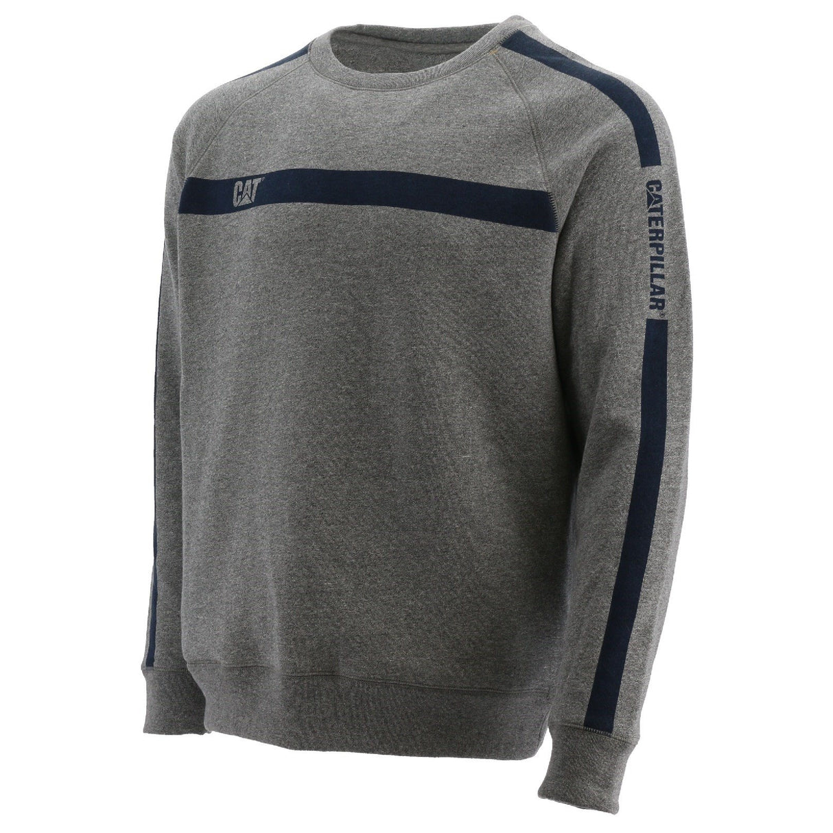 Caterpillar Icon Stripe Crew Neck Sweatshirt