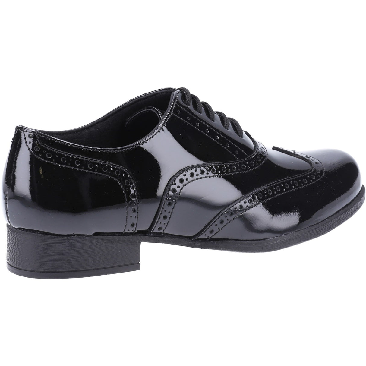 Hush Puppies Kada Senior Patent School Shoe