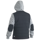 Bisley Flex & Move Contrast Puffer Fleece Hooded Jacket